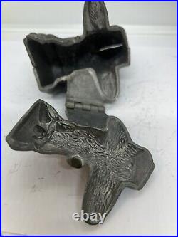 Antique Elk #493 Pewter Chocolate Candy Ice Cream Tri Mold