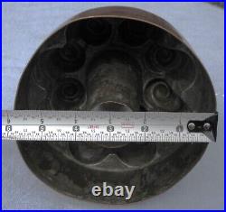 Antique English Copper Pudding Chocolate Gelatin Jelly Cake Mold Turret Design