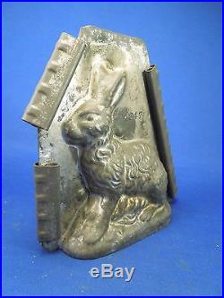 Antique Eppelsheimer #4047 Easter Bunny Rabbit Metal Candy Chocolate Mold