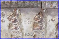 Antique Eppelsheimer & Co. Chocolate Mold Rabbits 5 #8058 Bunnies