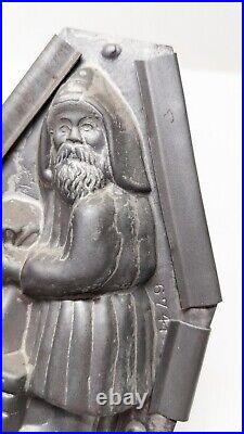 Antique Eppelsheimer & Co Santa Claus Sack Chimney Christmas Chocolate Mold RARE