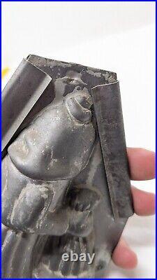 Antique Eppelsheimer & Co Santa Claus Sack Chimney Christmas Chocolate Mold RARE