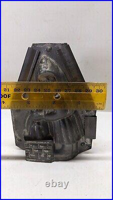 Antique Eppelsheimer & Co Santa Claus Sack Chimney Christmas Chocolate Mold RARE