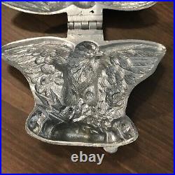 Antique Eppelsheimer Pewter Ice Cream Mold Liberty Eagle 655 Vintage Chocolate