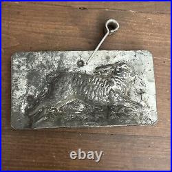 Antique Eppelsheimer Rabbit Bunny Running On Grass Chocolate Mold