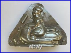 Antique Et Metro Metal Two Part Scooter Chocolate Mold AS IS Not Matching Number