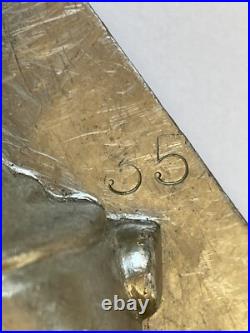 Antique Et Metro Metal Two Part Scooter Chocolate Mold AS IS Not Matching Number