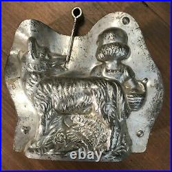 Antique Exquisite Anton Reiche Red Riding Hood and Big Bad Wolf Chocolate Mold