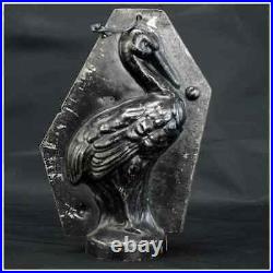 Antique French Art Deco Stork Chocolate Mold Marked 14.6 cm