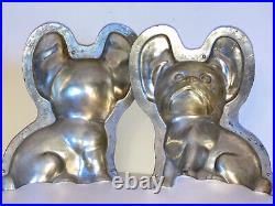 Antique French Bulldog Chocolate Mold. 11 Tall By 9 Wide. Weygandt #287 Beauti
