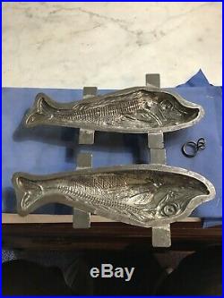 Antique French Fish Chocolate Candy Mold