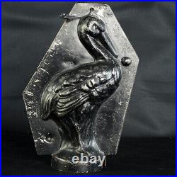 Antique French Stork Chocolate Mold Circa 1900