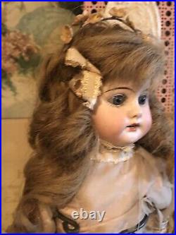 Antique German Armand Marseille Bisque Doll with Teeth. Mold # 1894 ORIGINAL