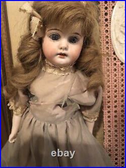 Antique German Armand Marseille Bisque Doll with Teeth. Mold # 1894 ORIGINAL