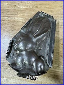 Antique German Chocolate Molds Walter Berlin One Bunny Rabbit One Dino Egg