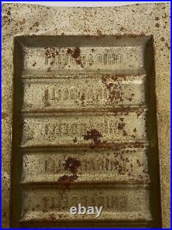 Antique Ghirardelli Chocolate Bar Mold Early 1900's California Factory Shop Antique Ghirardelli Chocolate Bar Mold Early 1900's California Factory Shop