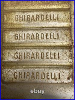 Antique Ghirardelli Chocolate Bar Mold Early 1900's California Factory Shop Antique Ghirardelli Chocolate Bar Mold Early 1900's California Factory Shop