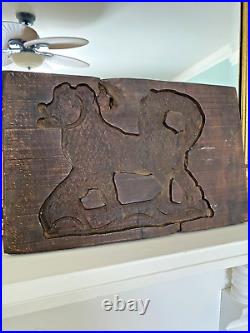 Antique Gingerbread Mold Speculaas Speculoos Springerle Cookie Mold Board Press