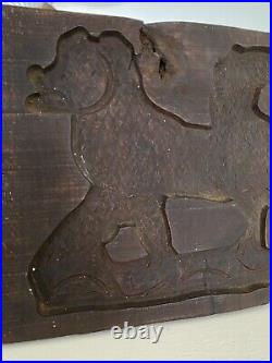 Antique Gingerbread Mold Speculaas Speculoos Springerle Cookie Mold Board Press