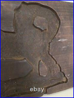 Antique Gingerbread Mold Speculaas Speculoos Springerle Cookie Mold Board Press