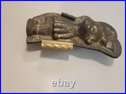 Antique Girl With Bow Chocolate Mold