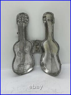 Antique Guitar #546 Pewter Chocolate Candy Ice Cream Mold