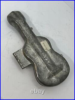 Antique Guitar #546 Pewter Chocolate Candy Ice Cream Mold