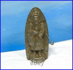 Antique H. Walther Candy Co. Berlin chocolate mold Santa / Father Christmas