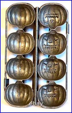 Antique Halloween Chocolate Mold. Jack-o-lantern. Anton Reiche