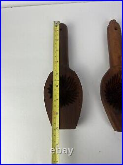 Antique Hand Carved Wooden Cookie Press Mold with Handle (Lot of of 4) Mammoul