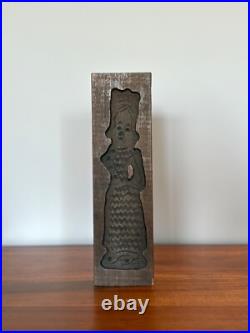 Antique Hand-Carved Wooden Gingerbread Cookie Mold European Folk Art Antique Hand-Carved Wooden Gingerbread Cookie Mold European Folk Art