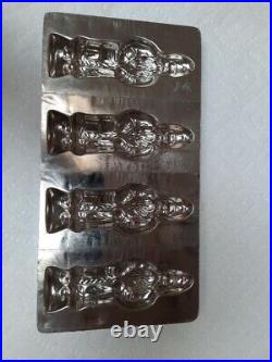 Antique Hans Bruhn & Co, Hamburg Germany 4 SANTA CLAUS chocolate mold #60202