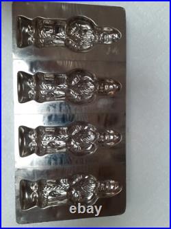 Antique Hans Bruhn & Co, Hamburg Germany 4 SANTA CLAUS chocolate mold #60202 Antique Hans Bruhn & Co, Hamburg Germany 4 SANTA CLAUS chocolate mold #60202