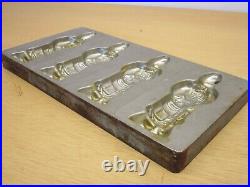 Antique Hans Bruhn & Co, Hamburg Germany 4 SANTA CLAUS chocolate mold #60202