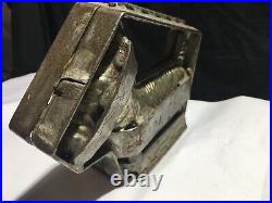 Antique Heavy Metal Locking Hinged Chocolate Scottie Dog Mold 8 L x 6 H READ