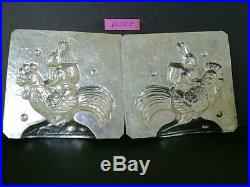 Antique Heris 8350 Rabbit Riding A Rooster Easter Chocolate Mold
