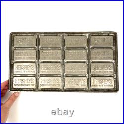Antique Hersheys Chocolate 16 Bar Mold Heavy Cast Metal