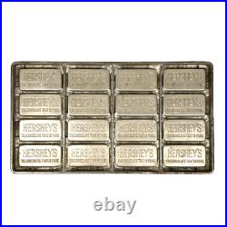 Antique Hersheys Chocolate 16 Bar Mold Heavy Cast Metal