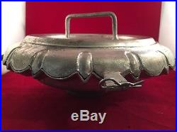 Antique Ice Cream Cake Or Chocolate Mold RARE Large L G 1875 Heavy Duty