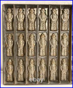 Antique Industrial Circus Clown Chocolate Candy Mold Large
