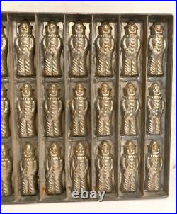 Antique Industrial Circus Clown Chocolate Candy Mold Large