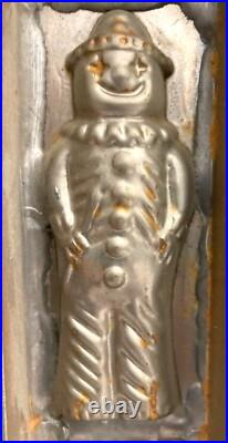 Antique Industrial Circus Clown Chocolate Candy Mold Large