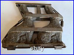 Antique Industrial Hinged Chocolate Mold Heidelberger Very Rare