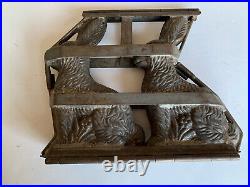 Antique Industrial Hinged Chocolate Mold Heidelberger Very Rare