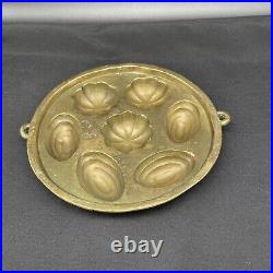 Antique Kueh Baulu Mold 4 Sponge Cake Cornbread Candy Gummy 7.5 Bronze