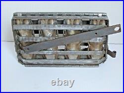 Antique Large Easter Rabbit Chocolate Mold 4 Rabbits 7 tall
