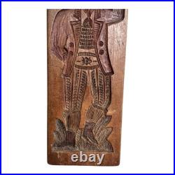 Antique Large Springerle Speculaas Double Sided Man & Woman Folk Art Cookie Mold Antique Large Springerle Speculaas Double Sided Man & Woman Folk Art Cookie Mold