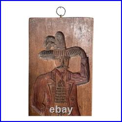 Antique Large Springerle Speculaas Double Sided Man & Woman Folk Art Cookie Mold Antique Large Springerle Speculaas Double Sided Man & Woman Folk Art Cookie Mold