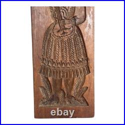 Antique Large Springerle Speculaas Double Sided Man & Woman Folk Art Cookie Mold Antique Large Springerle Speculaas Double Sided Man & Woman Folk Art Cookie Mold
