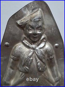 Antique LeTang CLOWN HOLDING PANTS OUT Chocolate Mold #3704